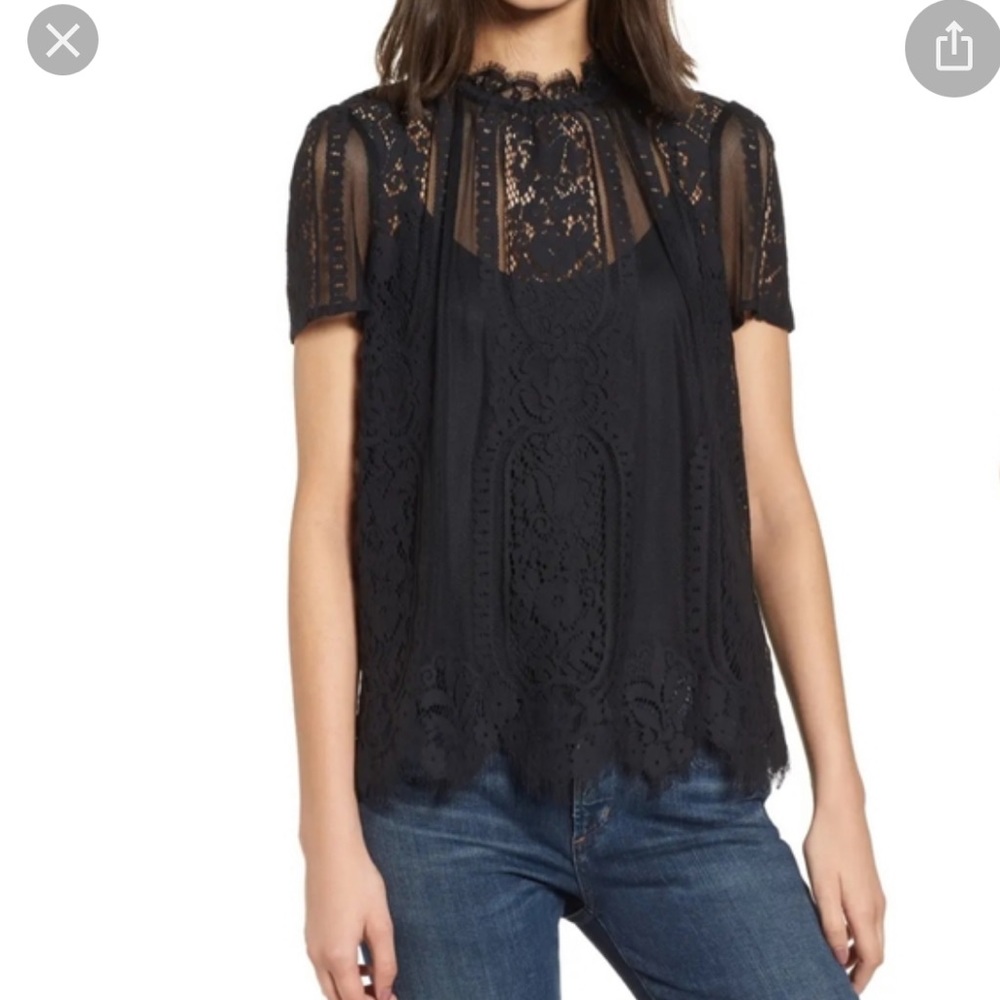 Rebecca Minkoff Lace Blouse